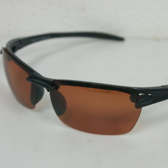 NWT TruVintage Y2KSports Wrap Around semi-rimless Copper tint polarized Sunglass - Picture 3 of 7